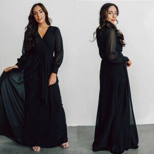 Baltic Born | Lydia Black Maxi Dress